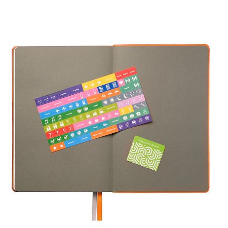 Ежедневник Tweed недатированный, черный