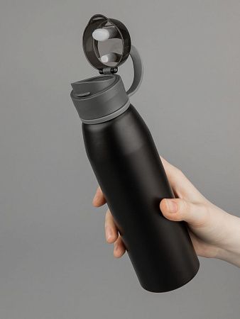 Бутылка для воды Billy Gym, матовая черная