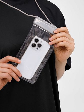 Водонепроницаемый чехол для телефона Aqualock, серый