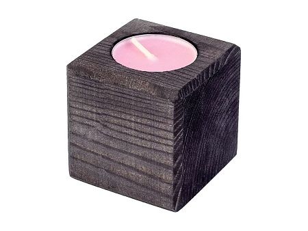 Свеча в декоративном подсвечнике «Роза»