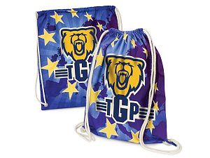 Рюкзак-мешок с возможностью полноцветной печати, цвет: натуральный