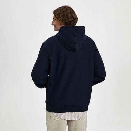 Худи релакс унисекс ADVENTURE, темно-синий, размер M/L