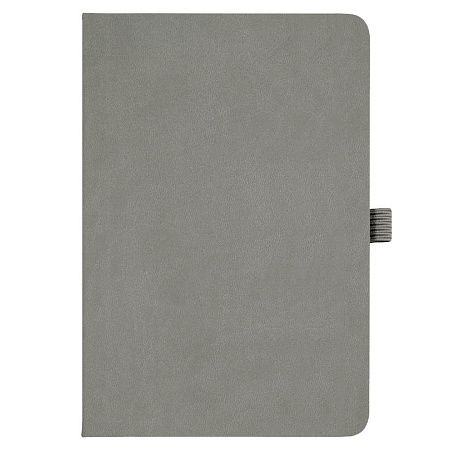Блокнот Forest  Alfa Polo Latte А5, недатированный, в твердой обложке, с резинкой и петлей для ручки, темно-серый