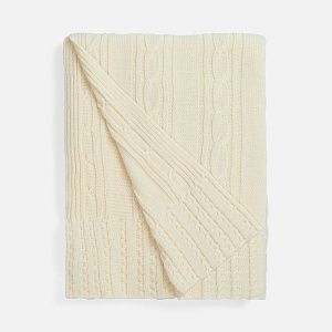 Плед Remitti, белый (молочный)