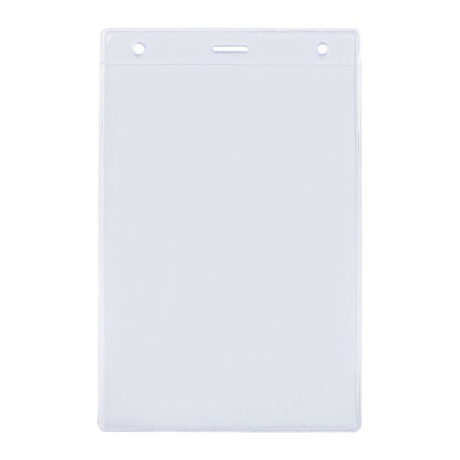 Карман для бейджа Lucid, вертикальный, из фактурного ПВХ