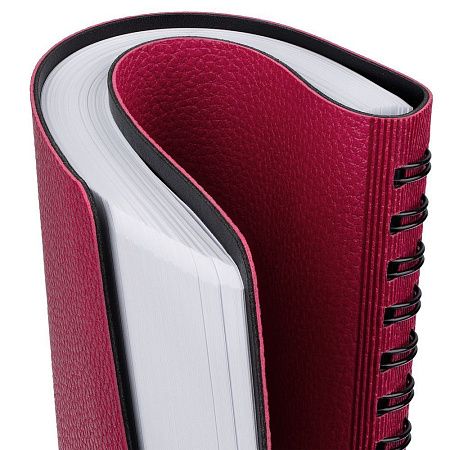 Ежедневник Strep Front на заказ, недатированный, малиновый