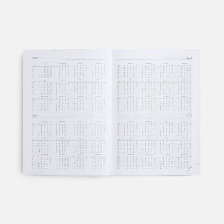 Ежедневник New Nebraska, датированный, черный