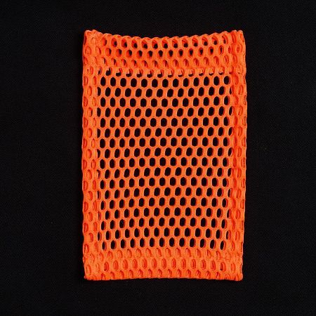 Карман из крупной сетки Pose, оранжевый неон