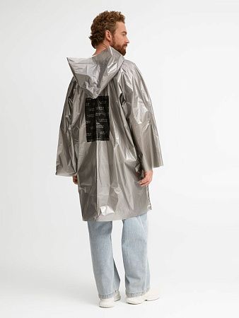 Дождевик-плащ CloudTime с печатью в один цвет на заказ