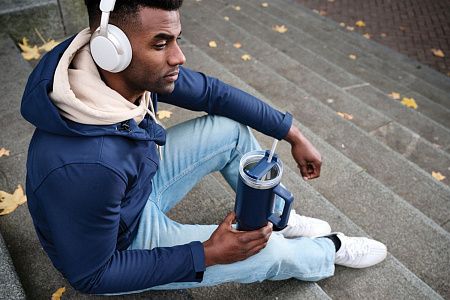 Термокружка Peakflow из переработанной стали RCS, 1.2 л