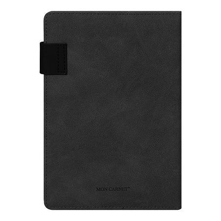 Ежедневник Smart New York Suede А5, черный, недатированный, в твердой обложке с поролоном, в подарочной коробке