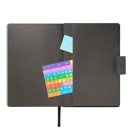 Ежедневник Ritz недатированный, черный, твердая обложка