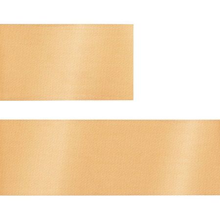 Лента сатиновая Satin 35 S, бежевая, 50 см