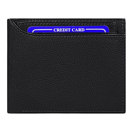 Кошелек с картхолдером для кредитных карт Leather Dream из нат. кожи, черный