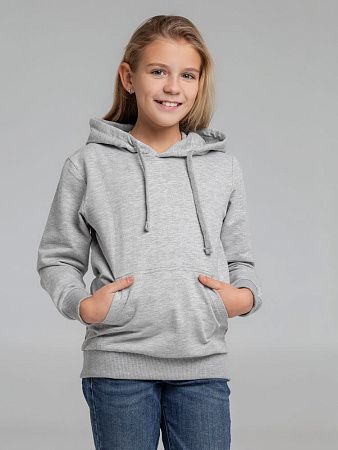 Худи детское Kirenga Kids 2.0, серый меланж, размер 14 лет (154-164 см)