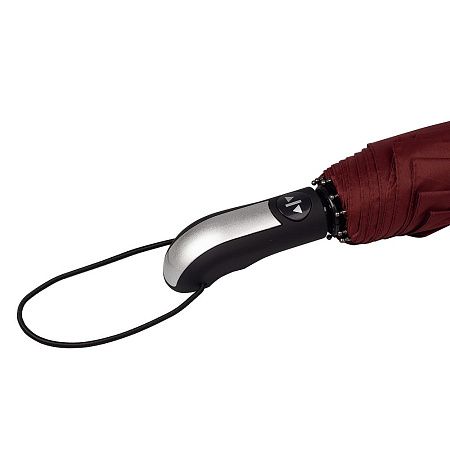 Зонт складной автоматический  Forest BERGEN, диаметр 116 см, 10 панелей, с UV защитой в подарочной коробке, бордовый