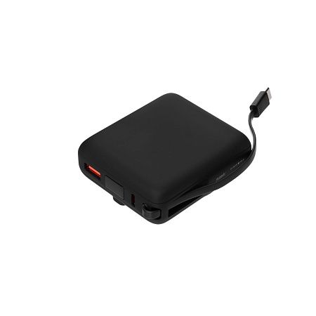 Внешний аккумулятор с подсветкой Риттер PD (Ritter PD) 10000mAh с функцией беспроводной зарядки 15W, серый