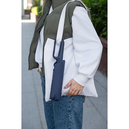 Зонт складной Азимут (Azimut), синий