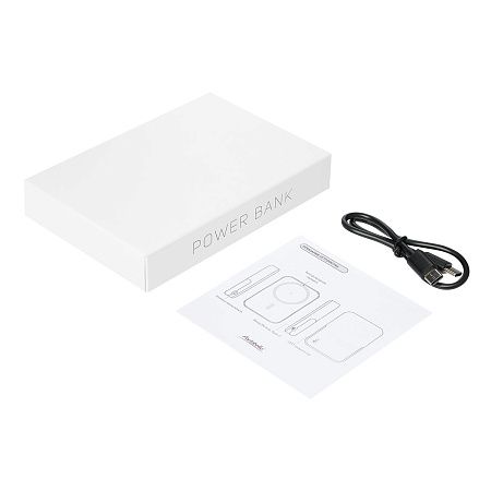 Внешний аккумулятор Юнион PD (Union PD) 10000mAh с функцией беспроводной зарядки 15W, бежевый