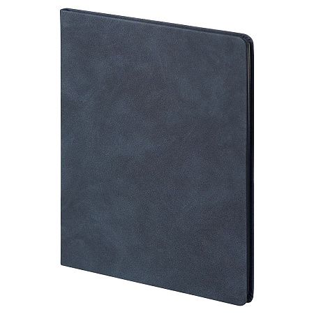 Еженедельник Urban Suede A4, синий, недатированный, в полугибкой обложке
