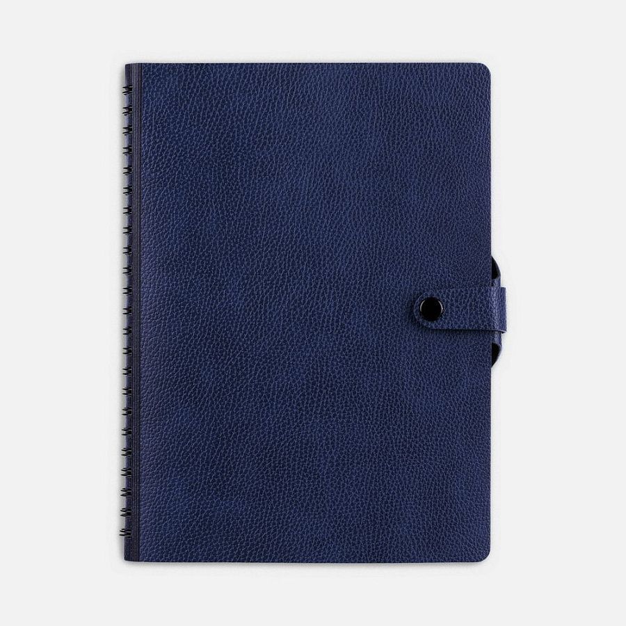 Ежедневник Strep Front на заказ, недатированный, синий