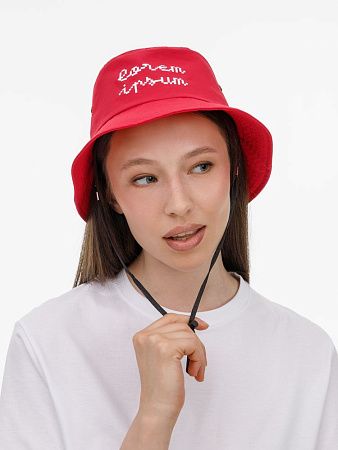 Панама Pana Vista, красная