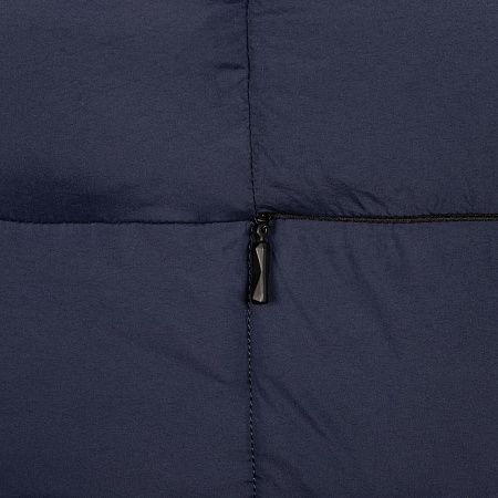 Пуховик унисекс Kapsula, темно-синий, размер M/L