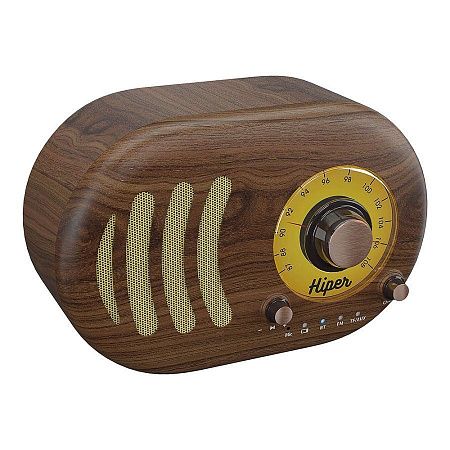 Колонка беспроводная RETRO S, цвет коричневый 