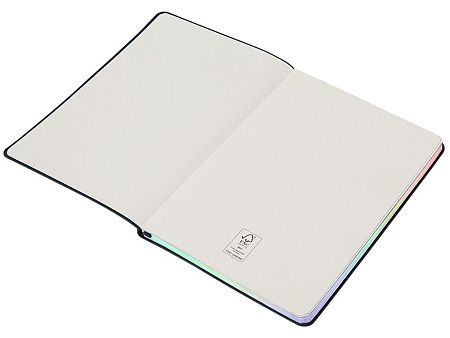 Блокнот А5 в гибкой обложке «Fellini» с голографическим срезом