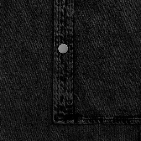 Куртка джинсовая O3, черная, размер XS/S