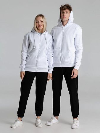 Толстовка на молнии с капюшоном Siverga Heavy 2.0, белая, размер 3XL