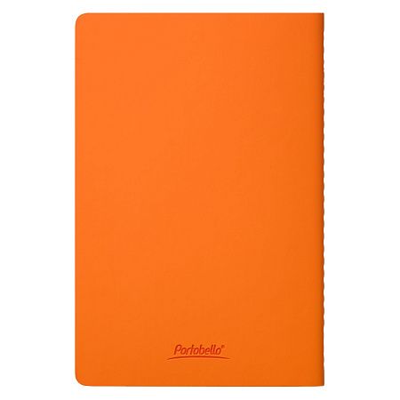 Блокнот Alpha slim, оранжевый
