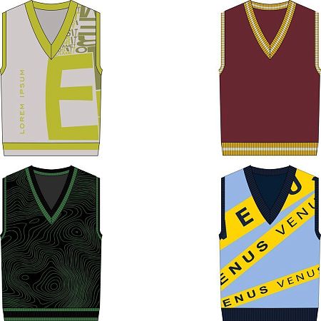 Жилет на заказ Classic Fint, полушерсть, размер L