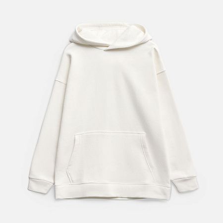 Худи оверсайз унисекс Snuggie, молочно-белое, размер M/L