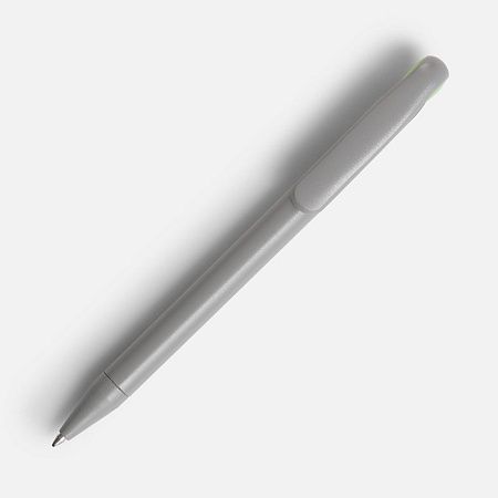 Ручка шариковая Prodir DS1 TMM Dot, серая с ярко-зеленым