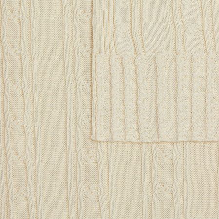 Плед Remitti, белый (молочный)