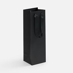 Пакет под бутылку Vindemia ver.2, черный