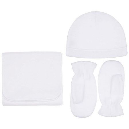 Шапка Fleecy, белая