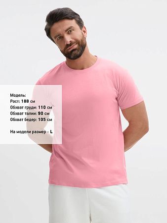 Футболка Imperial 190, розовая (candy), размер S