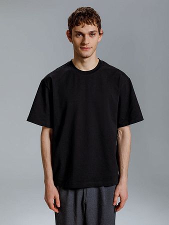 Футболка оверсайз Kangas, черная, размер M/L