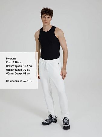 Джоггеры Lovi, молочно-белые, размер S
