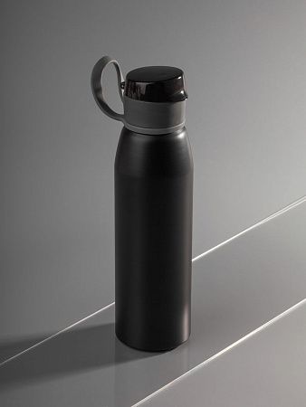 Бутылка для воды Billy Gym, матовая черная