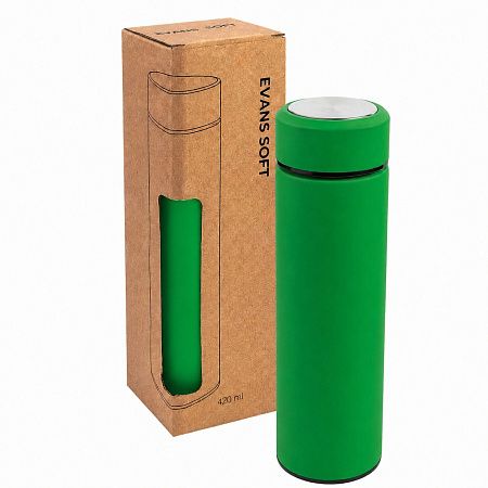 Термос EVANS SOFT 420мл. Зеленый 6200.02