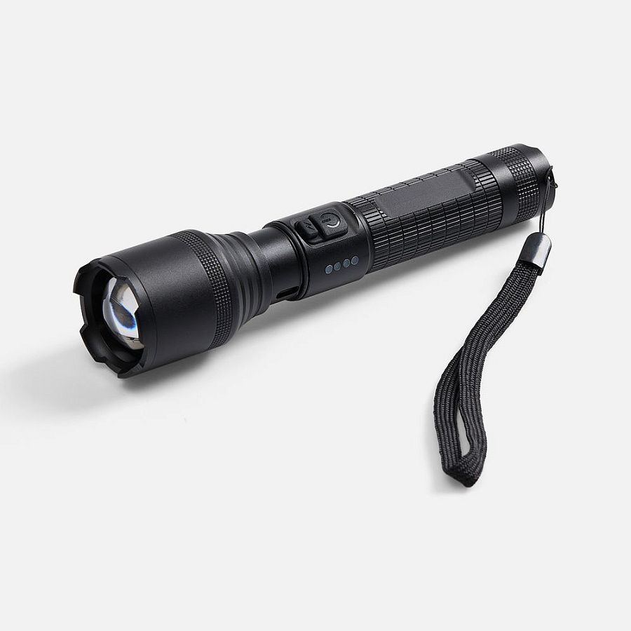 Фонарь аккумуляторный с фокусировкой луча FarSee, черный