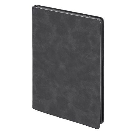 Ежедневник Flexy Luba А5, темно-серый, недатированный, в гибкой обложке