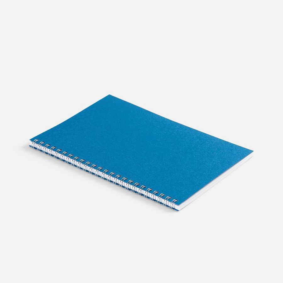 Блокнот Salvador в клетку, синий ver.2