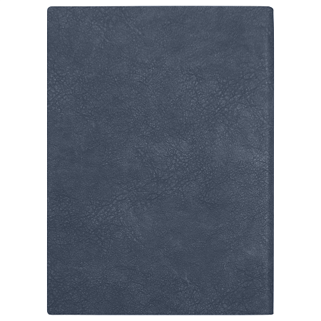 Ежедневник Flexy Foggia Shamois B5, темно-синий, недатированный, в гибкой обложке, в подарочной коробке