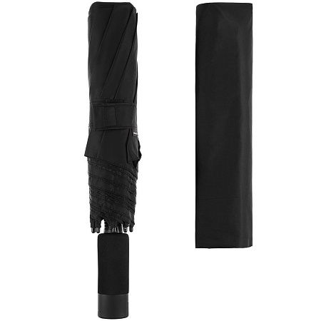 Складной зонт U.090, черный