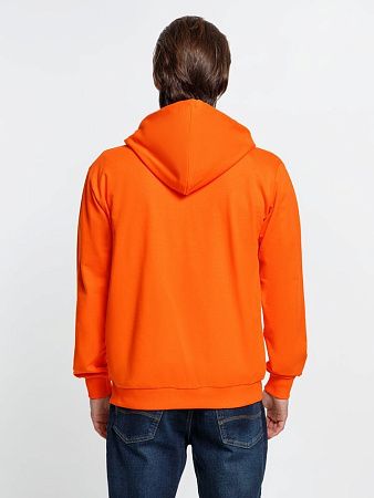 Толстовка на молнии с капюшоном Siverga 2.0, оранжевая, размер S