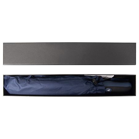 Зонт складной полуавтоматический Forest Rainman, диаметр 130 см, 8 панелей, в подарочной коробке, темно-синий